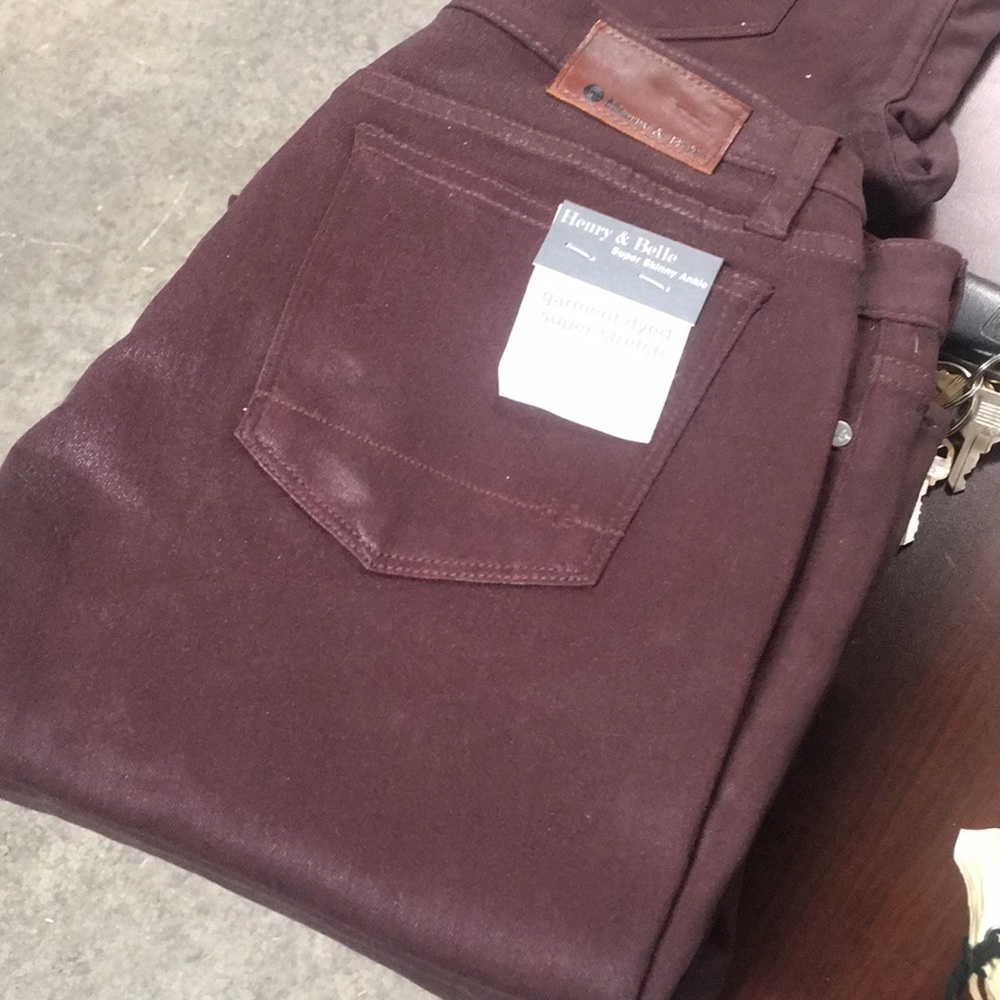 Henry & Belle 3 zipper jeans